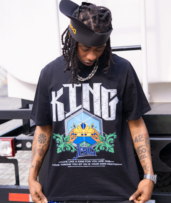 KING BLACK POLO