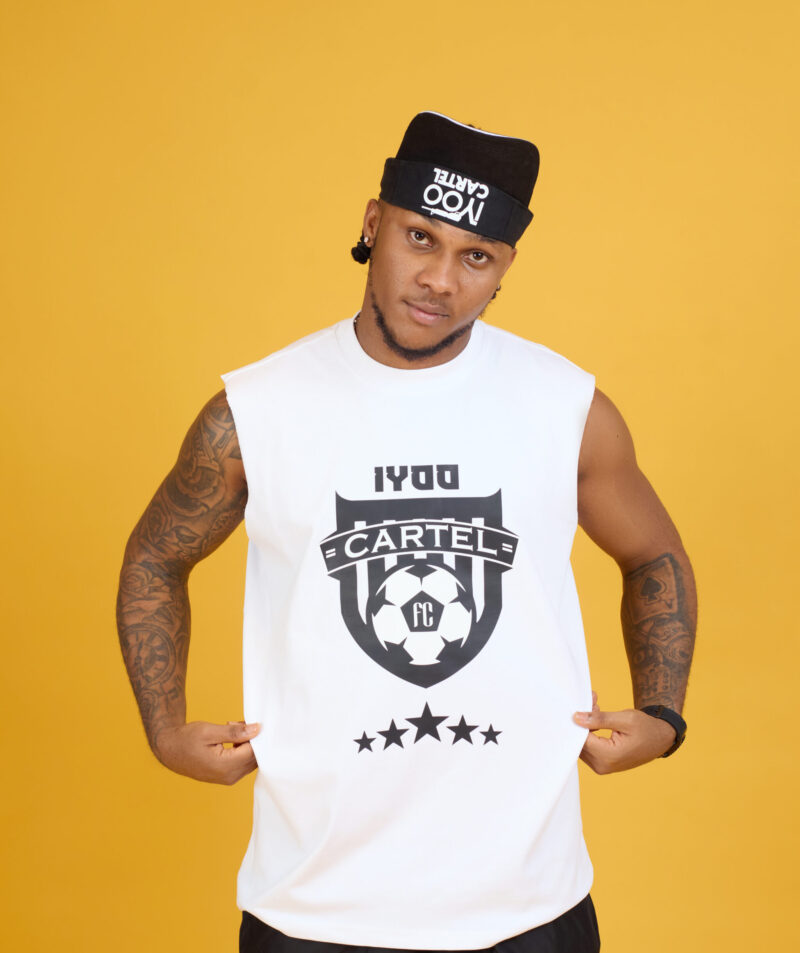 CARTEL FC WHITE SLEEVLESS