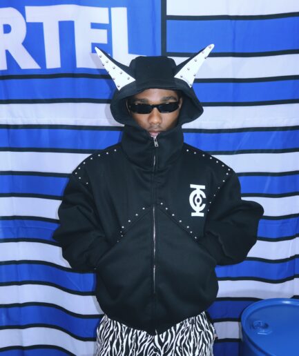 BLACK IYOO GOAT HOODIE