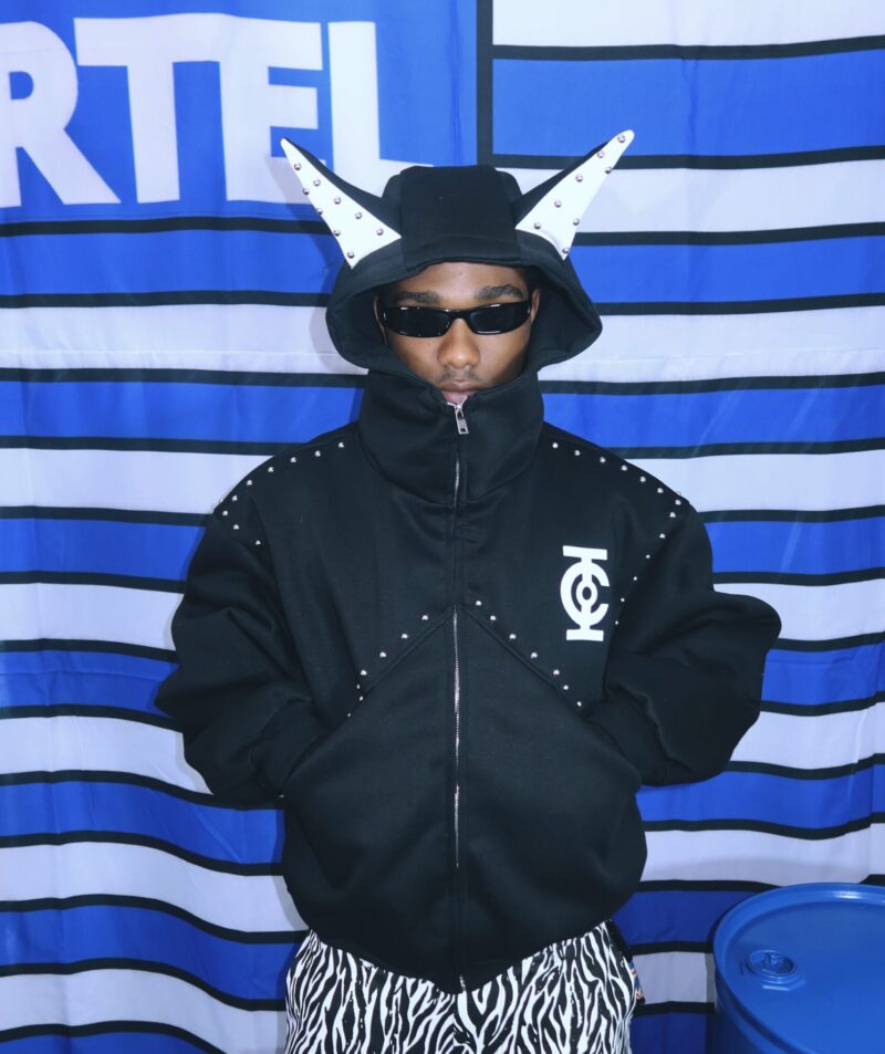 BLACK IYOO GOAT HOODIE