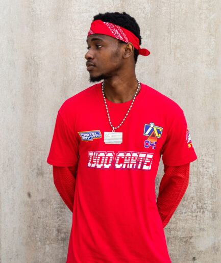 RED 042 CARTEL DOUBLE SLEEVELESS