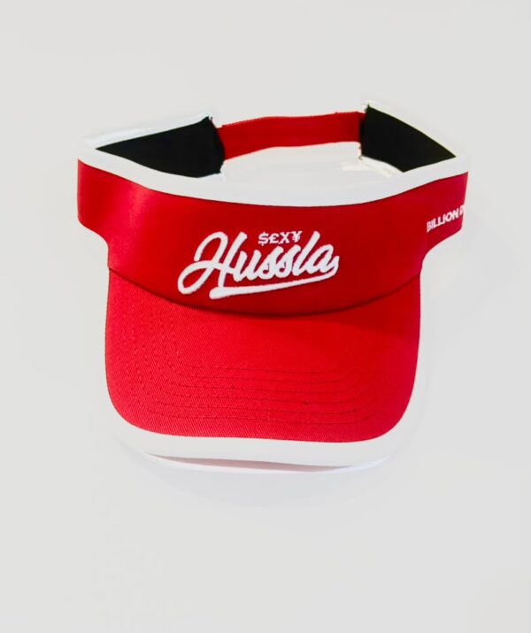 RED SEXY HUSSLA VISOR CAP