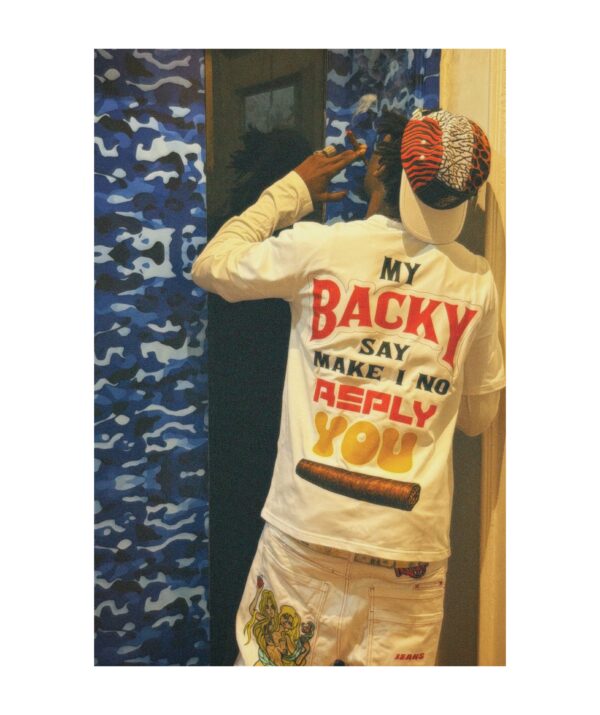 WHITE BACKY TEE